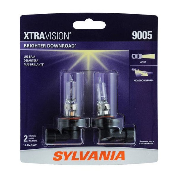 Sylvania, #9005 XtraVision Halogen Headlight Bulb 2 Pack, Universal
