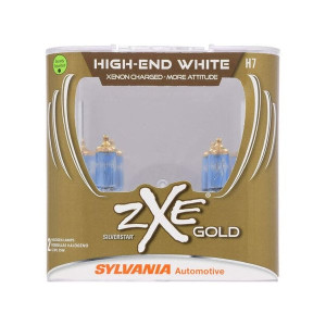 Sylvania, #H7 SilverStar zXe Gold Halogen Headlight Bulb 2 Pack, Universal Sylvania, #H7 SilverStar zXe Gold Halogen Headlight Bulb 2 Pack, Universal