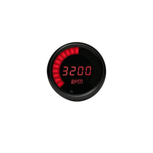 Intellitronix, 3 3/8" LED Digital Bargraph Memory Tachometer, in Red Intellitronix, 3 3/8" LED Digital Bargraph Memory Tachometer, in Red