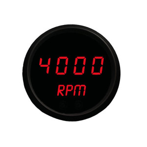 Intellitronix, 2 1/16" Mini Programmable Digital Tachometer, in Red