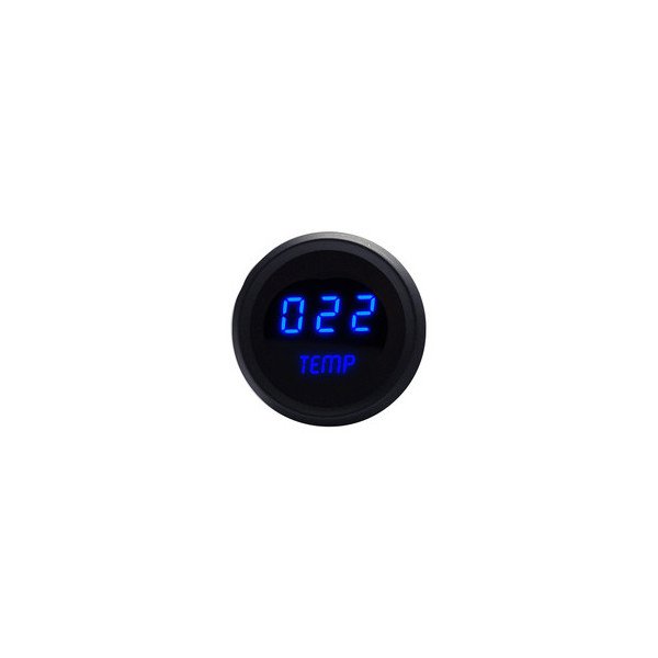 Intellitronix, 2 1/16" Water Temperature LED Digital Gauge, in Blue
