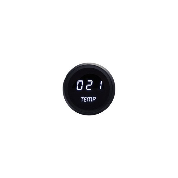 Intellitronix, 2 1/16" Water Temperature LED Digital Gauge, in White Intellitronix, 2 1/16" Water Temperature LED Digital Gauge, in White