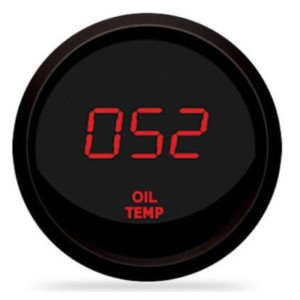 Intellitronix, 2 1/16" Oil Temperature LED Digital Gauge, in Blue Intellitronix, 2 1/16" Oil Temperature LED Digital Gauge, in Blue