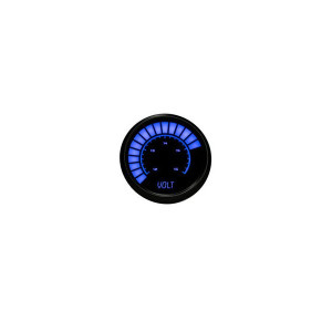 Intellitronix, Voltmeter Analog LED Bargraph Gauge, in Blue