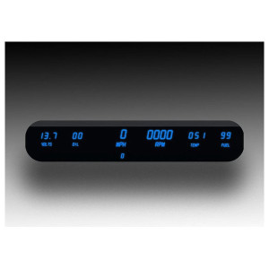 Intellitronix, 6 Gauge Digital Universal Panel, in Blue