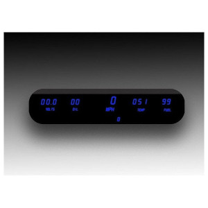 Intellitronix, 5 Gauge Universal Digital Panel, in Blue