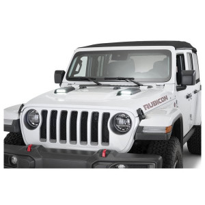 Westin, LED Hood Scoops, for 18-23 Jeep Wrangler JL & Gladiator JT Rubicon