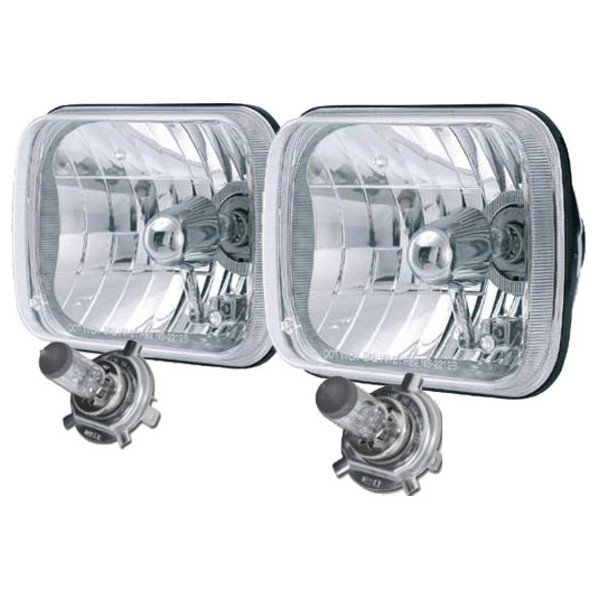 Rampage Products, H4 MSR Headlight Conversion Kit, for 84-01 Jeep Cherokee XJ, 86-92 Jeep Comanche MJ & 87-95 Jeep Wrangler YJ Rampage Products, H4 MSR Headlight Conversion Kit, for 84-01 Jeep Cherokee XJ, 86-92 Jeep Comanche MJ & 87-95 Jeep Wrangler YJ