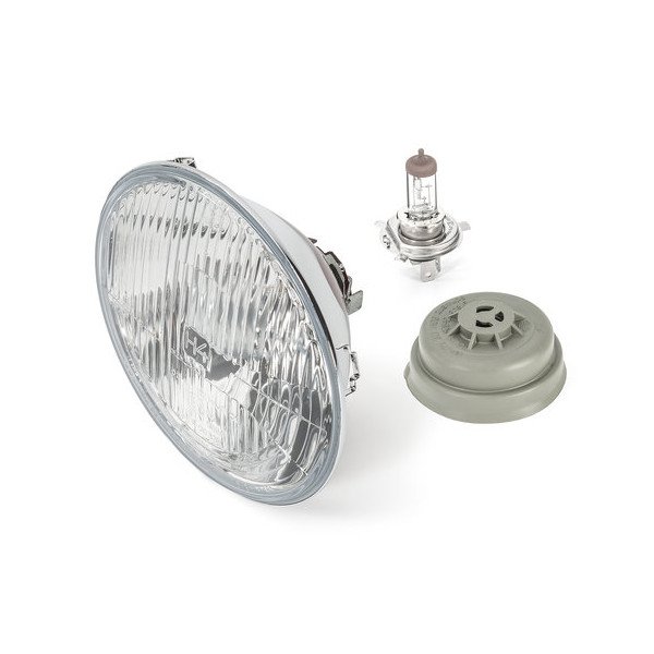 Hella, 7" Round E-Code (ECE) H4 Conversion Headlight, Universal Hella, 7" Round E-Code (ECE) H4 Conversion Headlight, Universal