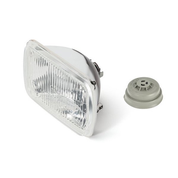 Hella, 5X7" Rectangular E-Code (ECE) H4 Conversion Headlight Housing, Universal Hella, 5X7" Rectangular E-Code (ECE) H4 Conversion Headlight Housing, Universal