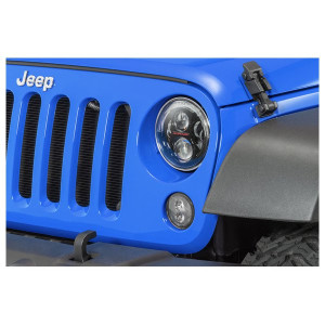 Model 8700 Evolution J2 Series 7" LED Headlight Pair, Black