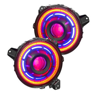 Oracle Lighting, Oculus 9" Bi-LED Projector Headlights, with ColorSHIFT & No Controller for 18-23 Jeep Wrangler JL & 20-23 Gladiator JT Oracle Lighting, Oculus 9" Bi-LED Projector Headlights, with ColorSHIFT & No Controller for 18-23 Jeep Wrangler JL & 20-23 Gladiator JT