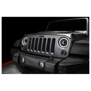 Oracle Lighting, Oculus Bi-LED Projector Headlights, with ColorSHIFT Halo & No Controller
