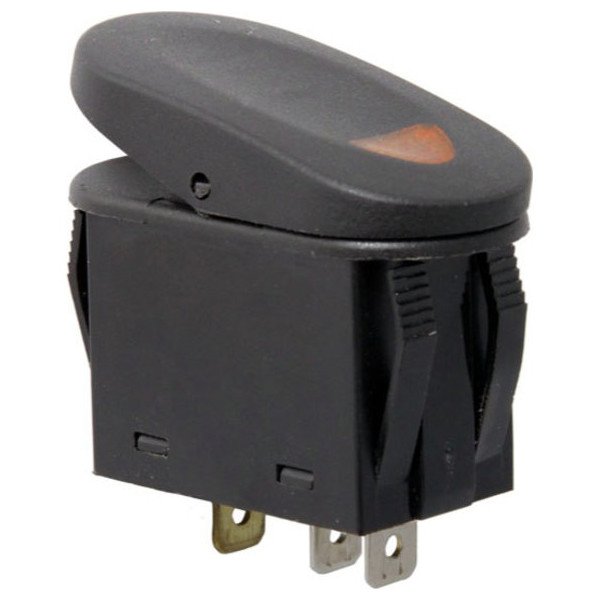 2 Position Rocker Switch, Amber