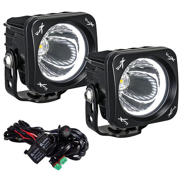 3" Square Optimus Series Halo LED Lamp Kit