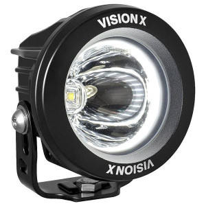 Vision X, 3.7" Round Optimus Series Halo LED Lamp- Single, Universal Vision X, 3.7" Round Optimus Series Halo LED Lamp- Single, Universal
