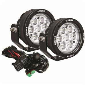 Vision X, 4.7″ CG2 Multi-LED Light Cannon, Two Light Kit, Vision X, 4.7″ CG2 Multi-LED Light Cannon, Two Light Kit,