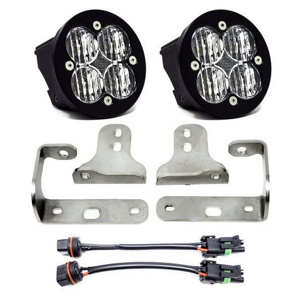 Baja Designs, Squadron-R SAE Sport LED Fog Pocket Light Kit, White, for 18-23 Jeep Wrangler JL & Gladiator JT Sport