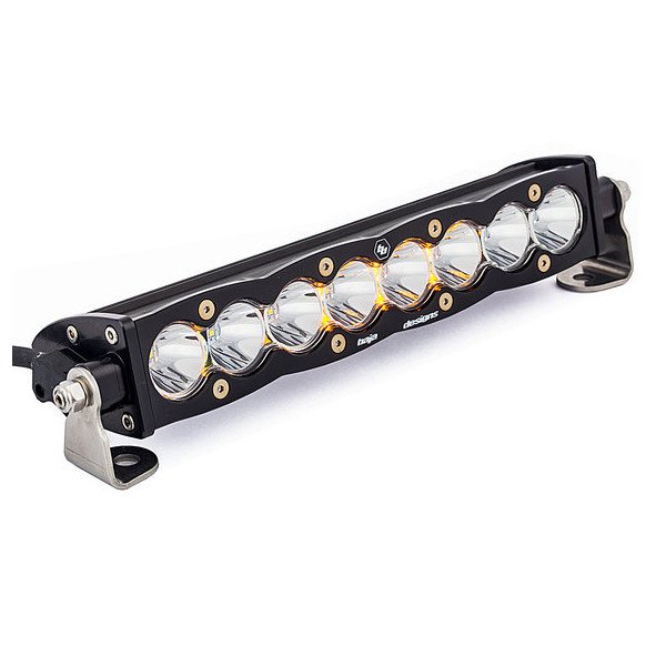Baja Designs, S8 LED Light Bar, 10 Inch Work/Scene Beam in White