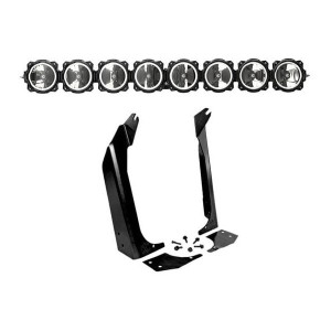 KC HiLiTES, Gravity Pro6 8-Light Combo Beam LED Light Bar System, for 97-06 Jeep Wrangler TJ & Unlimited TJ
