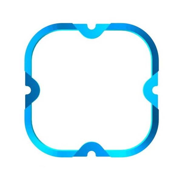 KC HiLiTES, KC HiLiTES Flex Era 4 Light Bezel Trim Ring, -Blue