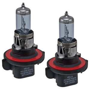 Hella, High Performance 2.0 H13 Xenon White Headlight Bulb Pair 60/55W, Universal