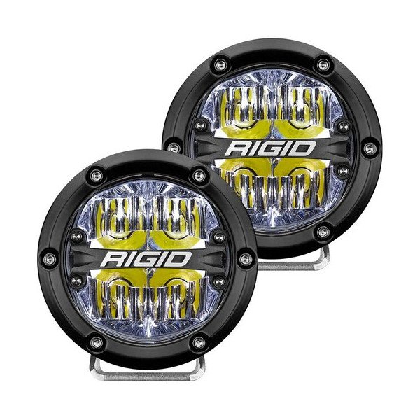 Rigid Industries, 360-Series 4" Round LED Lights, with Driving Pattern in White Rigid Industries, 360-Series 4" Round LED Lights, with Driving Pattern in White