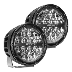 Rigid Industries, 360-Series 6" Round LED Lights, with Driving Pattern in White