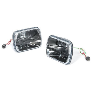 Truck-Lite, 5" x 7" Rectangle LED Headlight Kit by Rigid Industries, for 84-01 Jeep Wrangler YJ, Cherokee XJ and Comanche MJ Truck-Lite, 5" x 7" Rectangle LED Headlight Kit by Rigid Industries, for 84-01 Jeep Wrangler YJ, Cherokee XJ and Comanche MJ
