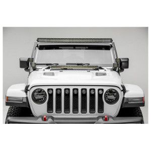 ZROADZ, Hood Cowl Mounting Brackets for (1) 30" LED Light Bar, for 18-23 Jeep Wrangler JL & Gladiator JT ZROADZ, Hood Cowl Mounting Brackets for (1) 30" LED Light Bar, for 18-23 Jeep Wrangler JL & Gladiator JT