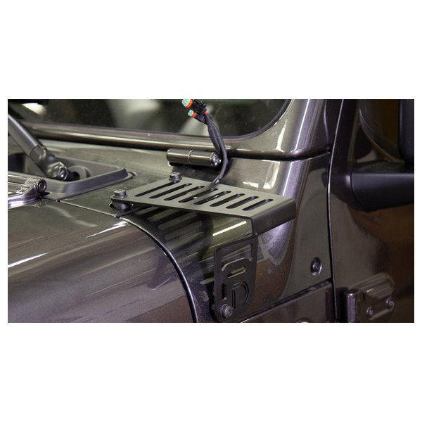 Diode Dynamics, Cowl Mounted Light Bracket Pair, for 18-23 Jeep Wrangler JL & Gladiator JT Diode Dynamics, Cowl Mounted Light Bracket Pair, for 18-23 Jeep Wrangler JL & Gladiator JT
