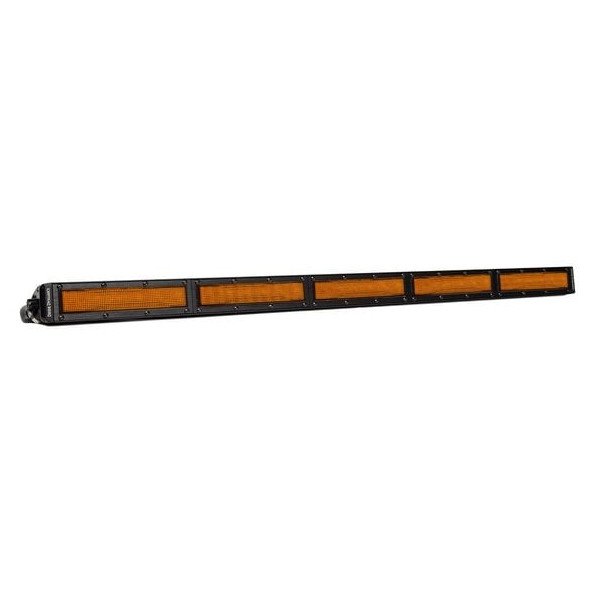 Diode Dynamics, 30" Stage Series Straight LED Light Bar Single Row, with Amber Flood Beam Pattern