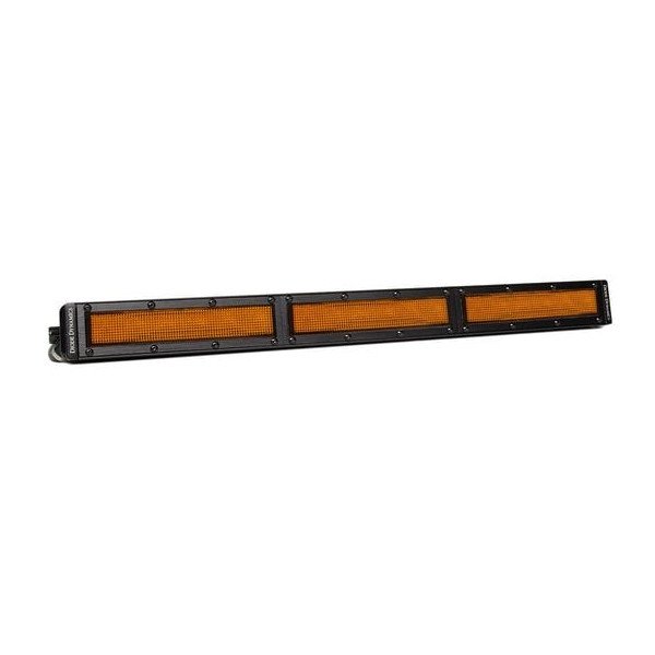 Diode Dynamics, 18" Stage Series Straight LED Light Bar Single Row, with Amber Flood Beam Pattern