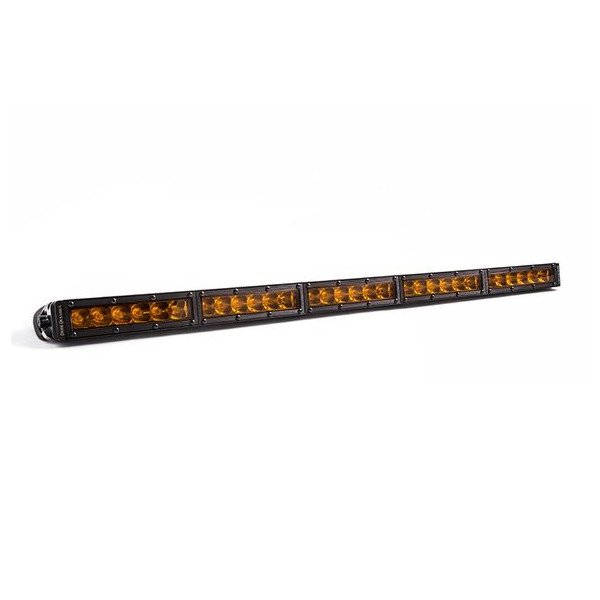 Diode Dynamics, 30" Stage Series Straight LED Light Bar Single Row, with Amber Driving Beam Pattern