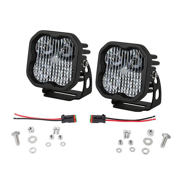 Diode Dynamics, Stage Series 3" Standard LED Pod, White Pro Combo Pair