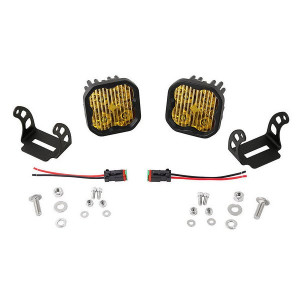 Diode Dynamics, Stage Series 3" Standard LED Pod, Yellow Max SAE Fog Pair