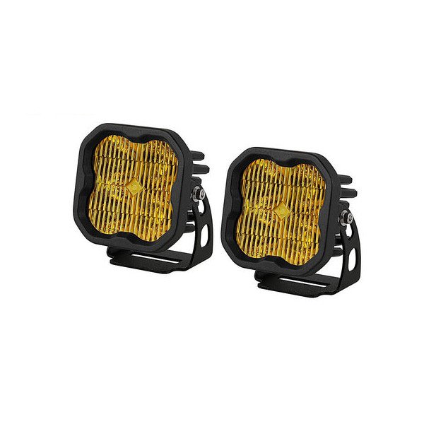 Diode Dynamics, Stage Series 3" Standard LED Pod, Yellow Sport SAE Fog Pair