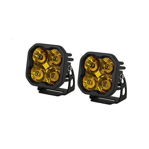 Diode Dynamics, Stage Series 3" Standard LED Pod, Yellow Pro Spot Pair Diode Dynamics, Stage Series 3" Standard LED Pod, Yellow Pro Spot Pair