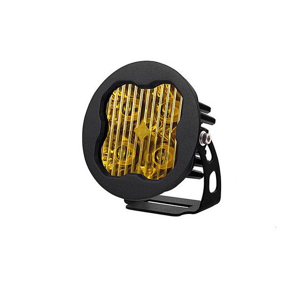Diode Dynamics, Stage Series 3" Round LED Pod, Yellow Sport SAE Driving Single Light