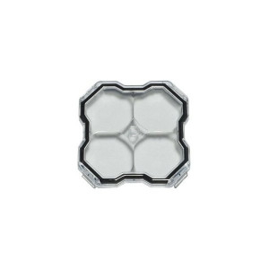 Diode Dynamics, Stage Series Rock Light Lens, Red Clear Lense