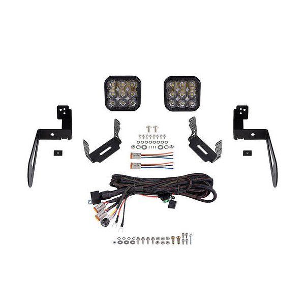 Diode Dynamics, SS5 CrossLink Bumper Pod Light Kit, in White Sport Driving Pods for 07-18 Jeep Wranlger JK Diode Dynamics, SS5 CrossLink Bumper Pod Light Kit, in White Sport Driving Pods for 07-18 Jeep Wranlger JK