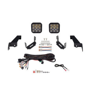Diode Dynamics, SS5 CrossLink Bumper Pro Pod Light Kit, in White Driving Pod for 18-23 Jeep Wrangler JL