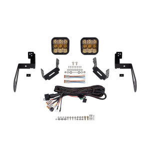 Diode Dynamics, SS5 CrossLink Bumper Pod Light Kit, in Yellow Sport Combo Pods for 07-18 Jeep Wrangler JK Diode Dynamics, SS5 CrossLink Bumper Pod Light Kit, in Yellow Sport Combo Pods for 07-18 Jeep Wrangler JK