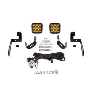 Diode Dynamics, SS5 CrossLink Bumper Pod Light Kit, in Yellow Pro Driving Pods for 07-18 Jeep Wrangler JK Diode Dynamics, SS5 CrossLink Bumper Pod Light Kit, in Yellow Pro Driving Pods for 07-18 Jeep Wrangler JK