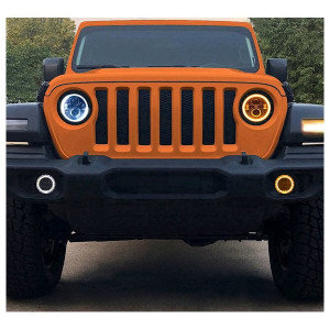 Halo 9" LED Headlights & Fog Lights with DRL Halo 9" LED Headlights & Fog Lights with DRL