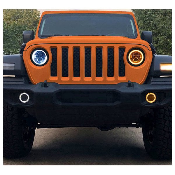 Halo 9" LED Headlights & Fog Lights with DRL Halo 9" LED Headlights & Fog Lights with DRL