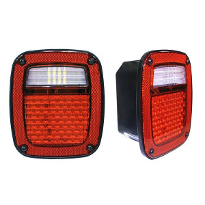 Quake LED, Replacement LED Tail Lights, for 98-06 Jeep Wrangler TJ & Unlimited Quake LED, Replacement LED Tail Lights, for 98-06 Jeep Wrangler TJ & Unlimited