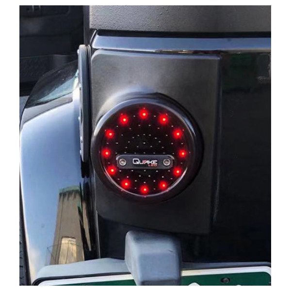 Quake LED, Round LED Tail Lights, for 07-18 Jeep Wrangler JK