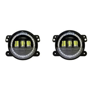 Quake LED, Tempest Halo RGB 4" LED Fog Lights, for 07-18 Jeep Wrangler JK Quake LED, Tempest Halo RGB 4" LED Fog Lights, for 07-18 Jeep Wrangler JK