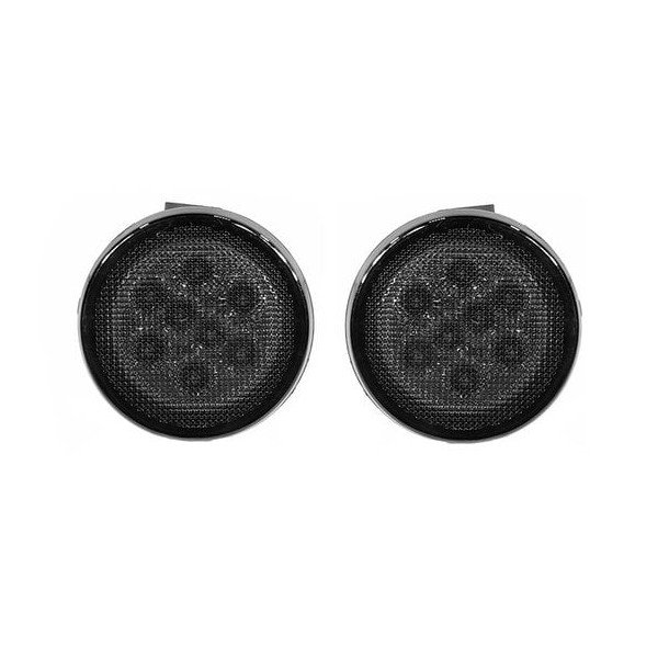 Quake LED, Smoke LED Parking Lamps, for 07-18 Jeep Wrangler JK